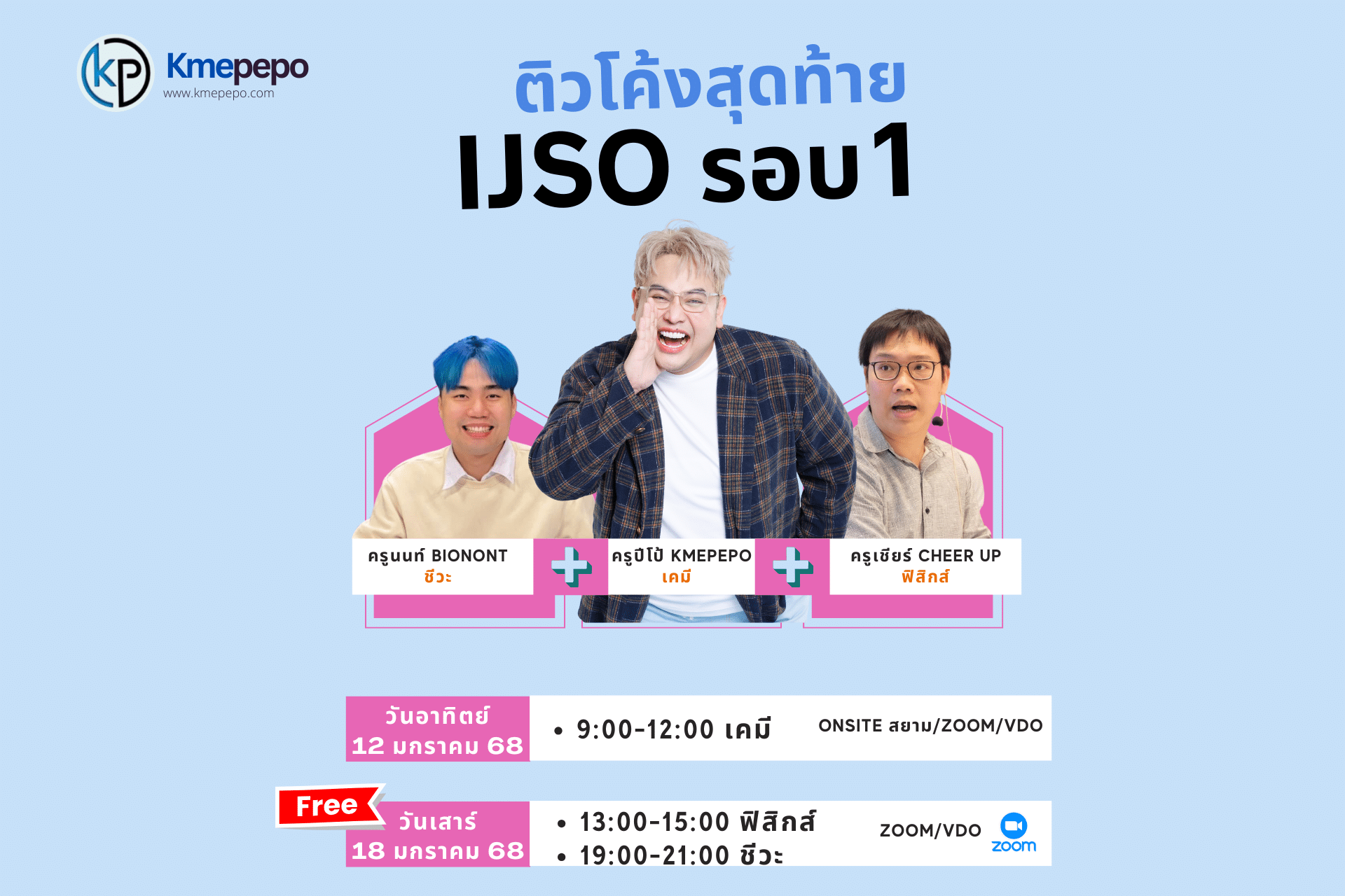 ติวโค้งสุดท้าย IJSO รอบ1